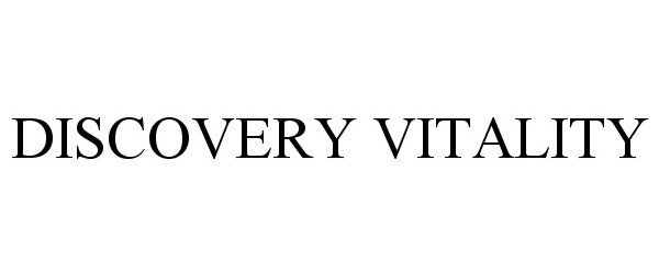  DISCOVERY VITALITY