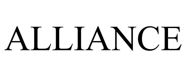 Trademark Logo ALLIANCE