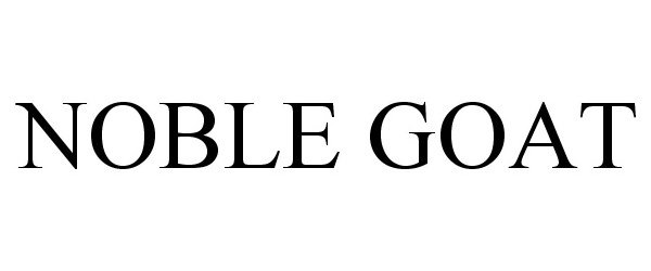 Trademark Logo NOBLE GOAT