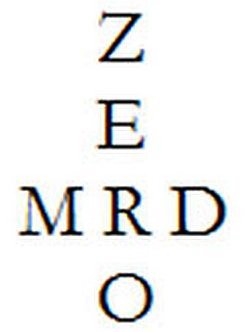 Trademark Logo MRD ZERO