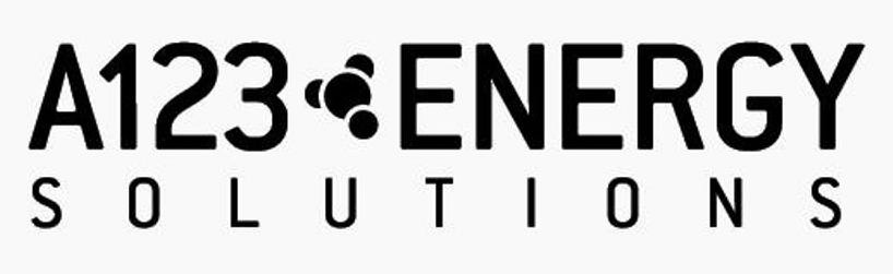 Trademark Logo A123 ENERGY SOLUTIONS