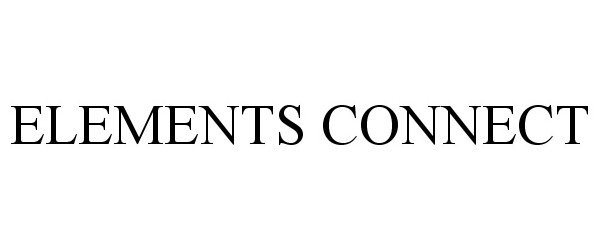 Trademark Logo ELEMENTS CONNECT