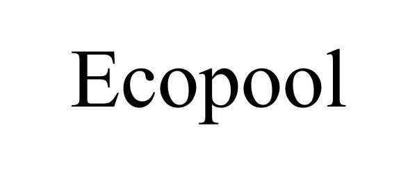 Trademark Logo ECOPOOL