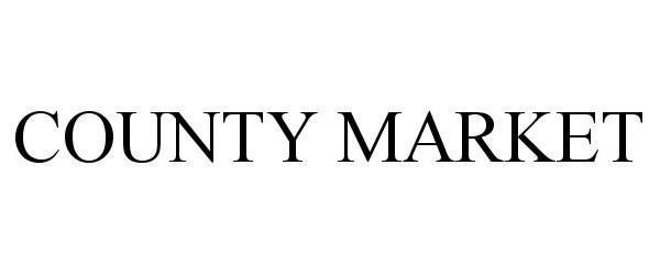 Trademark Logo COUNTY MARKET