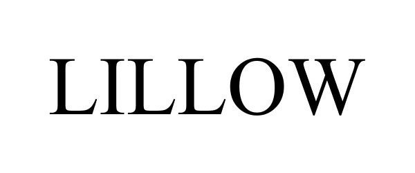 Trademark Logo LILLOW