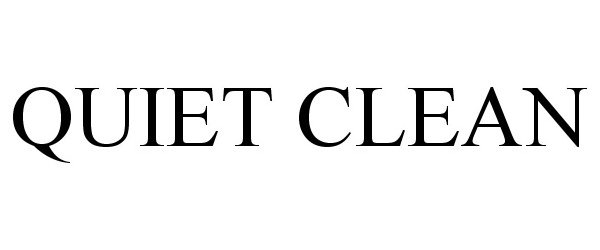 Trademark Logo QUIET CLEAN