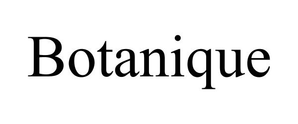 Trademark Logo BOTANIQUE