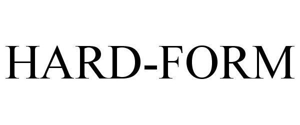 Trademark Logo HARD-FORM