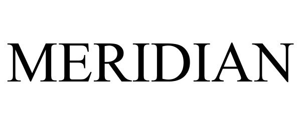 Trademark Logo MERIDIAN