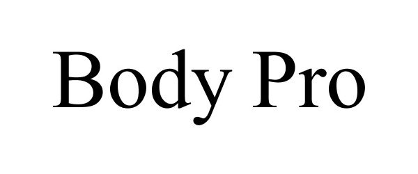Trademark Logo BODY PRO