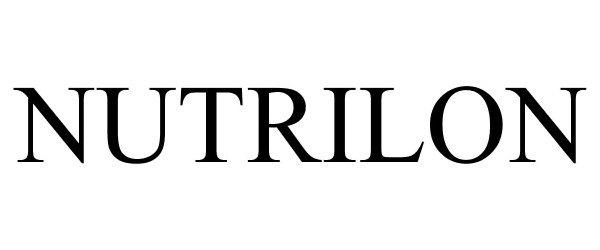 Trademark Logo NUTRILON