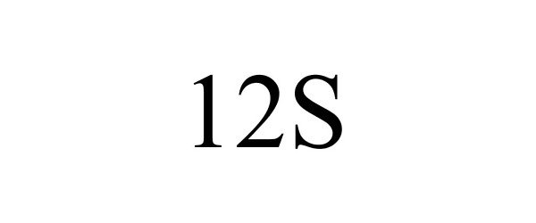 Trademark Logo 12S