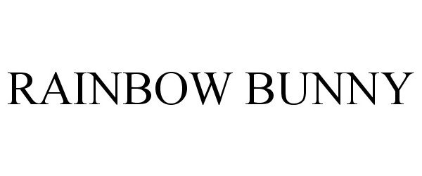 Trademark Logo RAINBOW BUNNY
