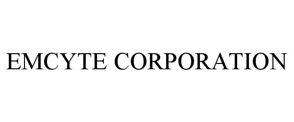 Trademark Logo EMCYTE CORPORATION