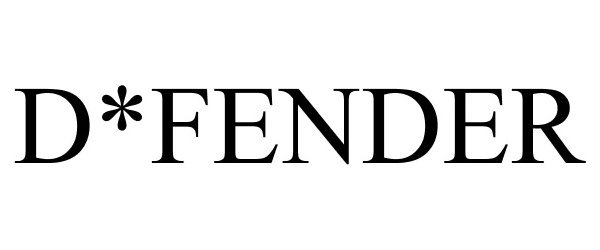 Trademark Logo D*FENDER