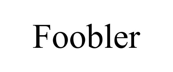 Trademark Logo FOOBLER