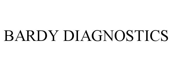  BARDY DIAGNOSTICS