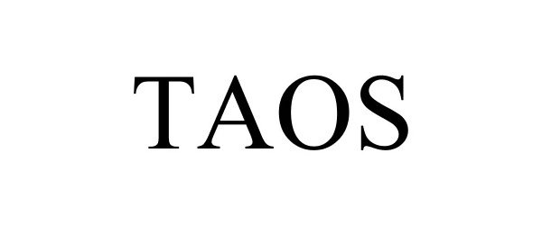 Trademark Logo TAOS