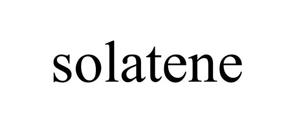 Trademark Logo SOLATENE