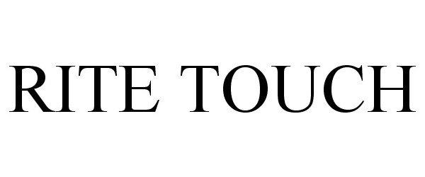 Trademark Logo RITE TOUCH