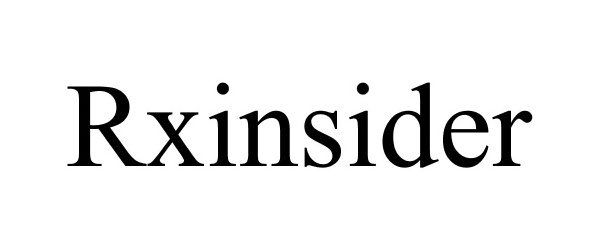 Trademark Logo RXINSIDER