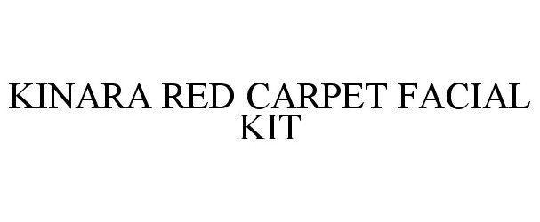  KINARA RED CARPET FACIAL KIT