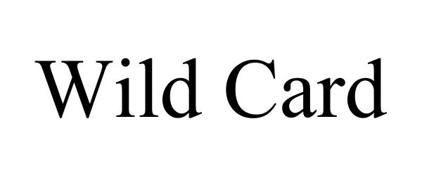 Trademark Logo WILD CARD