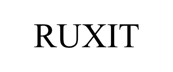 Trademark Logo RUXIT
