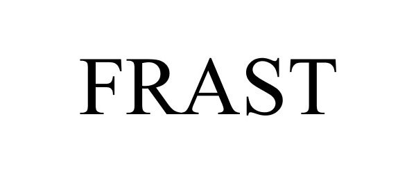 Trademark Logo FRAST