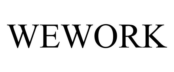Trademark Logo WEWORK