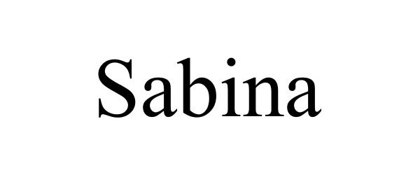 Trademark Logo SABINA