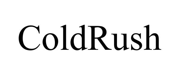 Trademark Logo COLDRUSH