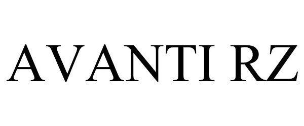 Trademark Logo AVANTI RZ