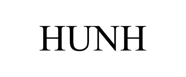 Trademark Logo HUNH