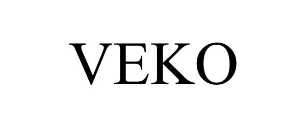 Trademark Logo VEKO