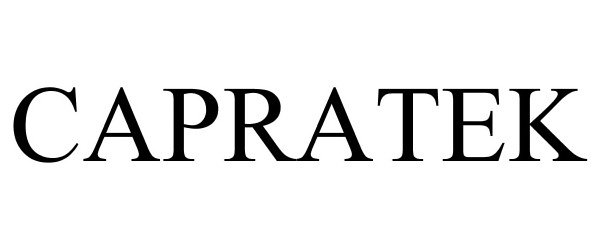 Trademark Logo CAPRATEK