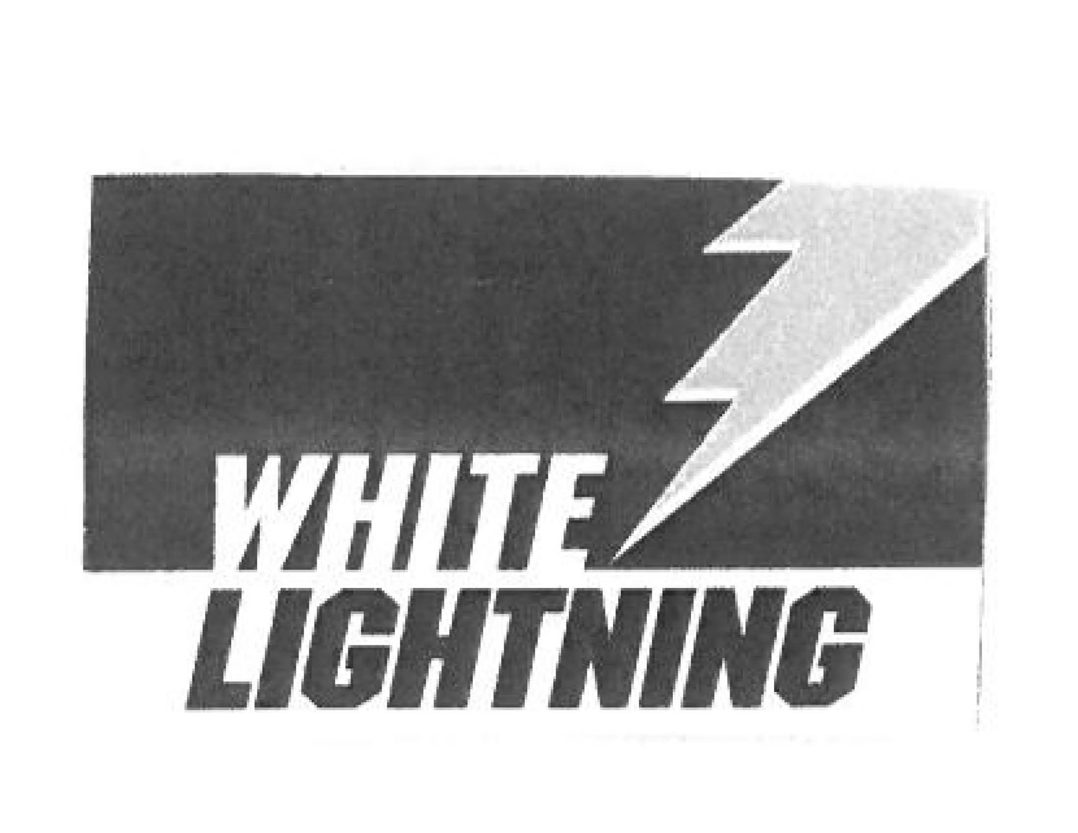 Trademark Logo WHITE LIGHTNING