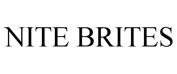 Trademark Logo NITE BRITES