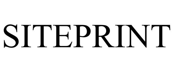 Trademark Logo SITEPRINT