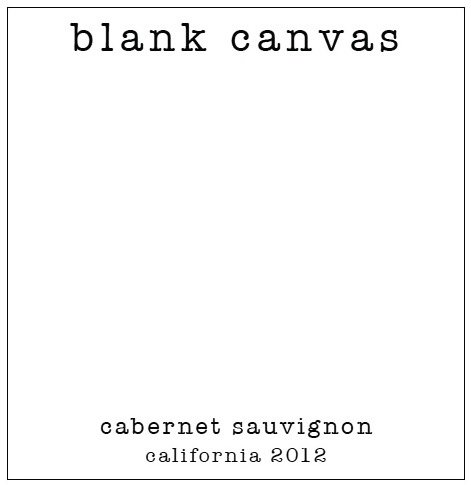  BLANK CANVAS CABERNET SAUVIGNON CALIFORNIA 2012