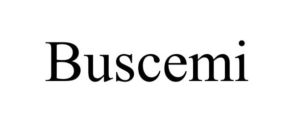 Trademark Logo BUSCEMI