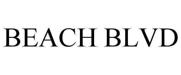 Trademark Logo BEACH BLVD