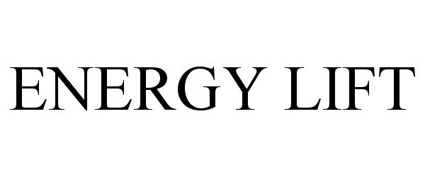 Trademark Logo ENERGY LIFT