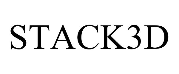 Trademark Logo STACK3D