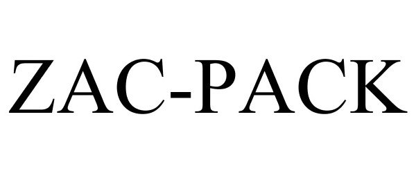 Trademark Logo ZAC-PACK