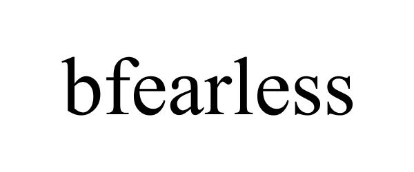 Trademark Logo BFEARLESS