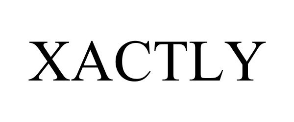 Trademark Logo XACTLY