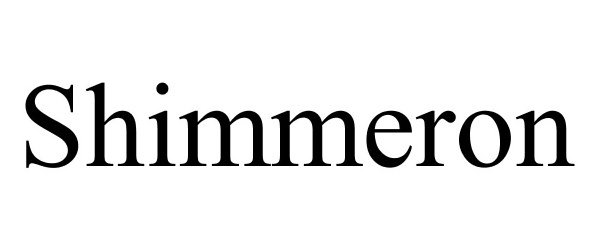 Trademark Logo SHIMMERON