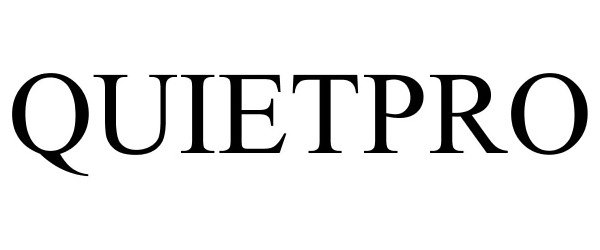 Trademark Logo QUIETPRO