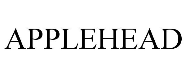 Trademark Logo APPLEHEAD